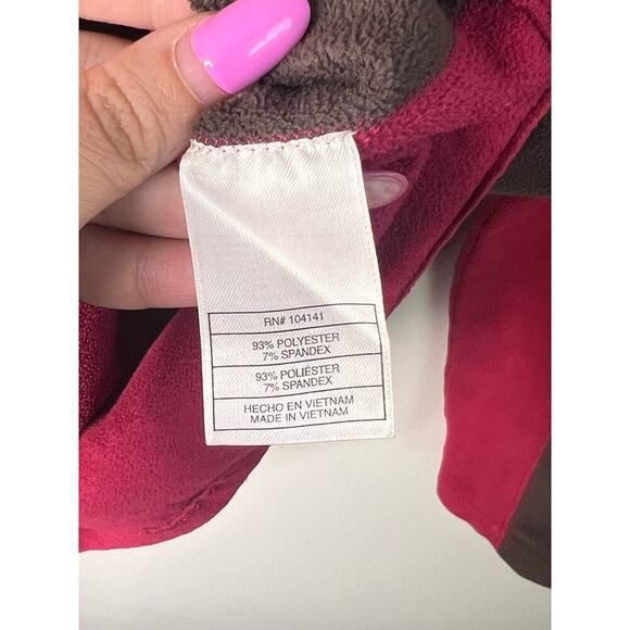 Nike ACG Therma Fit Fleece Long Sleeve Full Zip Jacket Mauve Red Women's Size XS - Picture 8 of 8